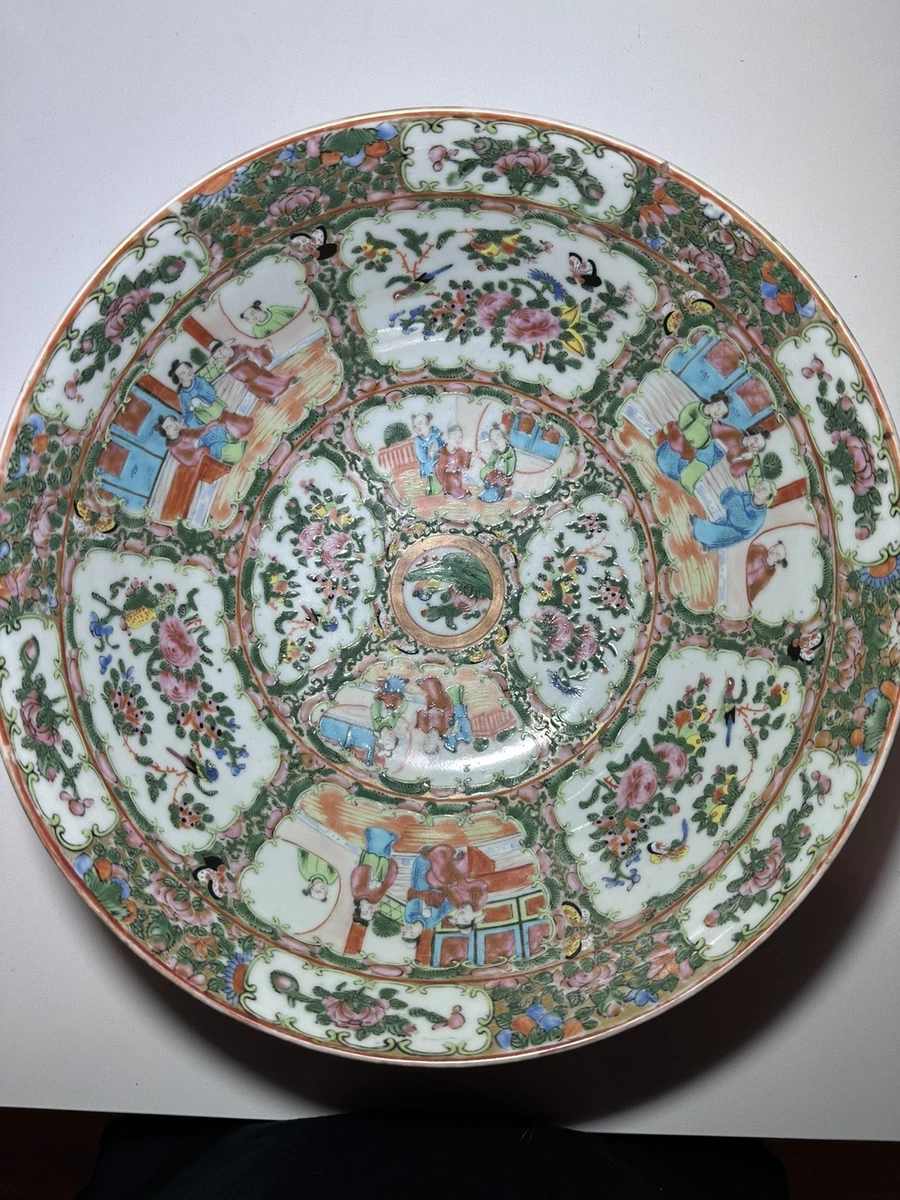 アンティーク　チャイナ　ローズメダリオン ２枚　Chinese Rose Antique Rose Medallion In Antique Chinese Bowls for sale | eBay
