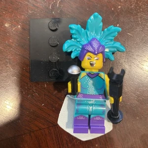 Lego Kabarett Sängerin Minifigur Frau Sammlerstück Serie 21 CMF komplett Showgirl - Bild 1 von 2