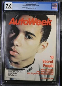 Novembre 1998 Lewis Hamilton F1 Autoweek 1° RC Cover Numero Abbonamento CGC 7.0 - Foto 1 di 4