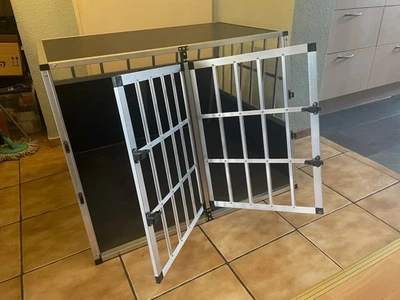 Cadoca 402226 Aluminium Doppel Hundetransportbox - Bild 1 von 4