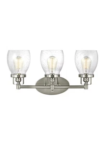 Belton 3-Light LED Bathroom Vanity Light in Brushed Nickel - Picture 1 of 1