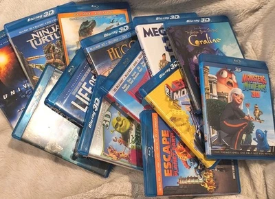 CIB Premium Family Collection of (13) LNew ALL Blu-Ray 3D Kid's/Animated/PG/Teen - Image 1 of 2