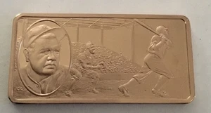 100 Greatest Americans Babe Ruth Baseballspieler Barren Medaille - Bild 1 von 3
