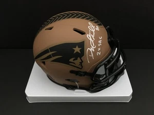 DANNY AMENDOLA HANDSIGNIERTER PATRIOTENGRUSS AN DEN DIENST MINIHELM J.S.A.  AUTH - Bild 1 von 6