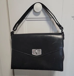 Vintage Militär Damen Leder Palizzio Handtasche, Klasse 2 - Bild 1 von 13
