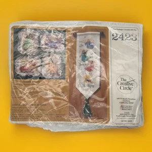 NEW Vintage The Creative Circle King of Angels Bell Pull Cross Stitch Kit 2423 - Picture 1 of 6