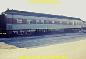 ORIGINAL SLIDE ERIE LACKAWANNA RR HEAVYWEIGHT OBSERVATION CAR 3 MARION OH 1976 - Picture 1 of 1