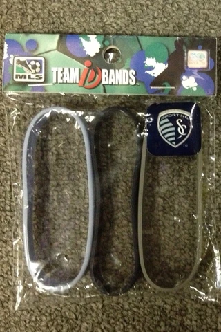 Sporting Kansas City 3 Pack Band Rubber Wristbands Bracelet New MLS Official Cover