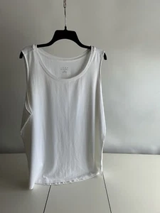 Joan Rivers Women's White Tank Size 2X - Picture 1 of 3