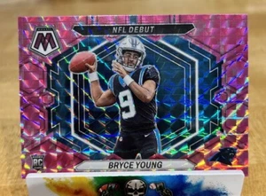 2023 Panini Mosaic Bryce Young Rookie Pink Camo NFL Debut, Carolina Panthers! - Picture 1 of 2