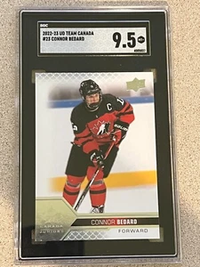 Connor Bedard #23 SGC 9.5 2022 Team Canada Juniors - Picture 1 of 2