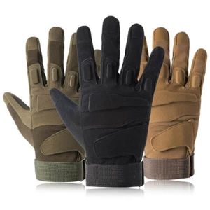 Guantes de seguridad de fibra de carbono para motocicleta nudillo duro ATV carrera motocross - Imagen 1 de 9
