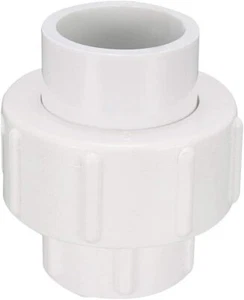 25mm Slip x 25mm Slip Metric PVC Pipe Fitting Union Solvent Socket Connector - Picture 1 of 12