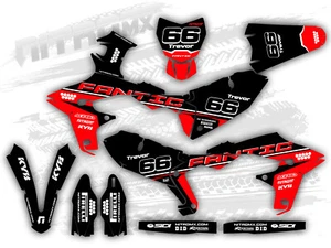 Grafik Set passend Fantic XXF 250 XXF 450 2021 2022 Dekor Aufkleber - Picture 1 of 1