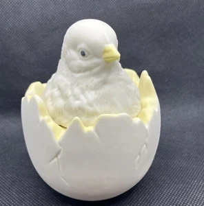 Vintage Abt. 56 Brut Küken Ei Schmuck Schale Deckel Biskuit Bauernhaus Huhn - Bild 1 von 14