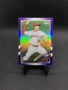 2021 Topps Chrome Update CHRIS RODRIGUEZ #USC88 Purple Refractor Rookie | Angels - Picture 1 of 2