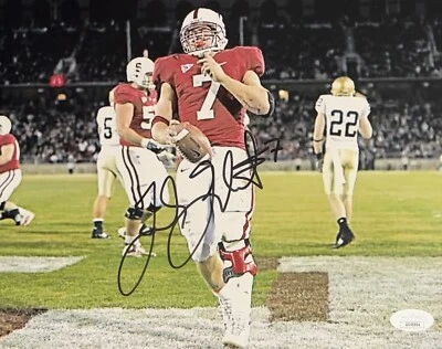 Toby Gerhart Signed Autographed Stanford Cardinal 8x10 Photo JSA COA  - Image 1 of 2