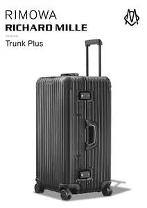 Ultra Rare RICHARD MILLE x RIMOWA Original Trunk Plus Aluminium Suitcase Matte - Picture 1 of 22