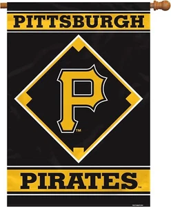 Pittsburgh Pirates Flag 28x40 - MLB 1-Sided Design - Picture 1 of 1