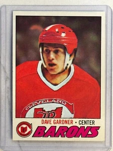 1977-78 Topps #258 Dave Gardner Cleveland Barons - Imagen 1 de 2