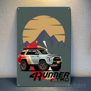 Toyota Land Cruiser trd 4runner Car Metal Poster - Tin Sign - Size:8x12inch - Picture 1 of 5