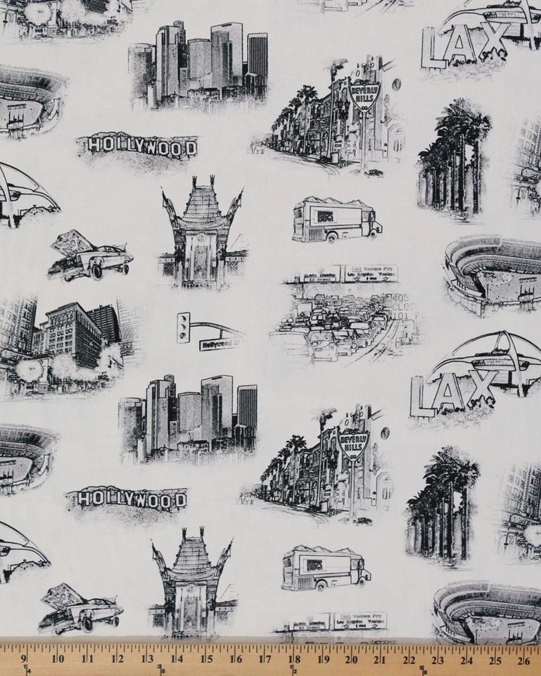 Toile Urbano Escenas de Ciudad Lona Paisaje Urbano Coches Coche Tela por Yarda D341.09 Foto 1 de 1