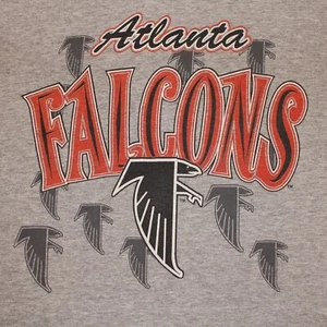 Mens Vintage Atlanta Falcons T-Shirt Dirty Birds GARAN NFL USA L Single Stitch - Picture 1 of 9