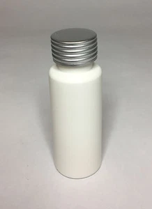 Empty 30ml Cylindrical Bottles With Silver Grooved Screw Cap Top *ANY AMOUNT* - Picture 1 of 1
