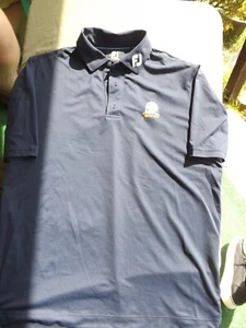 Footjoy Poloshirt Herren XL dunkelblau Golf Tour Issued NBC Sports Performance - Bild 1 von 8