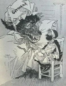 1918 European War Cartoons France United States Germany England Kaiser - Picture 1 of 6