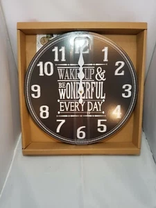 Maßgeschneiderte Hometime Wanduhr Schwarz und Weiß Vintage Stil - Bild 1 von 5