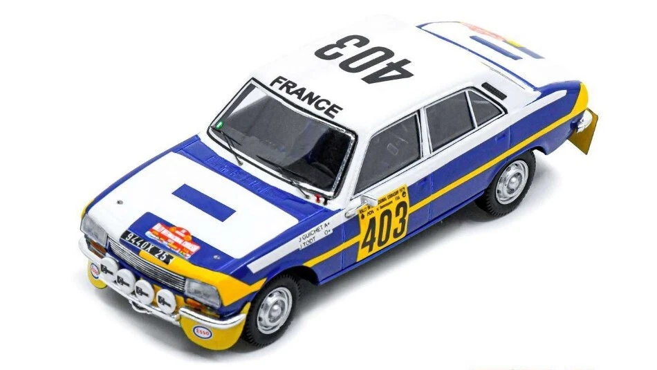 Spark Model PEUGEOT 504 N.403 WINNER CODASUR RALLYE 1979 J.GUICHET-J.TODT 1 43