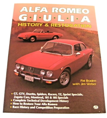 ALFA ROMEO GIULIA History & Restoration Pat Braden w/Jim Weber - EUC — 第 1/4 张图片