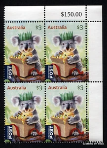 2024 Christmas Koala International URC Value Block of Four Mint StampAustralia - Picture 1 of 1