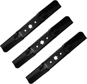 (Paquete de 3) Cuchillas de elevación media de repuesto para cortacésped 2 en 1 para Cub Cadet Troy... - Imagen 1 de 12