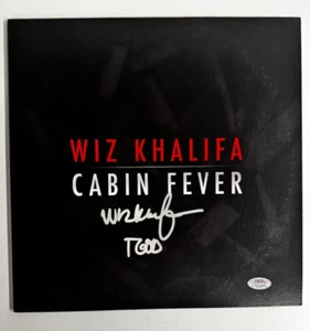 WIZ KHAKIFA signed (CABIN FEVER) Album Vinyl LP RECORD w/ COA PSA AO78804 - Picture 1 of 4