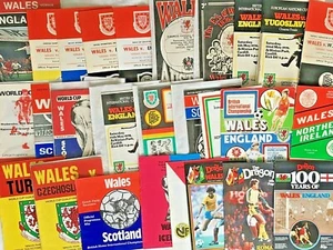 1970s AND 1980s WALES HOME INTERNATIONAL FOOTBALL PROGRAMMES ~ YOU CHOOSE - Picture 1 of 29