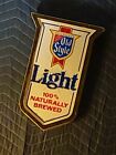 vintage old style light beer sign