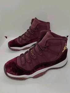 NEW Air Jordan 11 Retro High Top Shoes - Velvet Heiress Night Maroon Size 5y - Picture 1 of 24