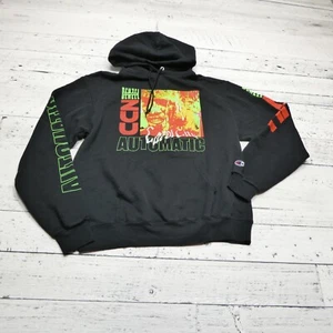 Denzel Curry Hoodie Size M ZUU Automatic Champion Y2K Hip Hop Black Hooded - Picture 1 of 8