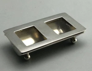 Victorian Silver Double Stamp Case Cornelius Birmingham 1900 ELZX - Picture 1 of 4