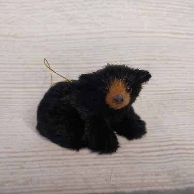 ¡Nuevo! Oso Negro Árbol de Navidad Adorno Invierno Bosque Lodge Chalet Cabaña Otoño Foto 1 de 4