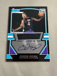 2003-04 Bowman Signatures Chris Bosh Rc Auto Patch Rookie RPA Raptors #1135/1250 - Bild 1 von 2