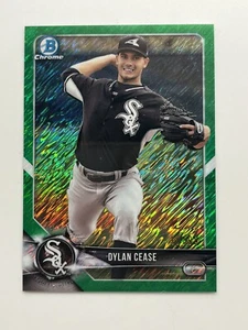 2018 Bowman Chrome Green Shimmer #BCP175 Dylan Cease /99 White Sox Card - Picture 1 of 2