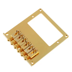 Humbucker Guitar Bridge Roller Saddle 6 String for Tele Telecaster Guitar Gold - Picture 1 of 6