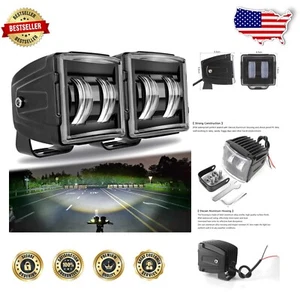 IP68 Waterproof 3-Inch LED Fog Light - Durable & Bright 6000K Beam for Vehicles - Picture 1 of 11
