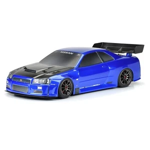 Protoform 1584-13 1/7 2002 Nissan Skyline GT-R R34 Painted Body (Blue) - Picture 1 of 7