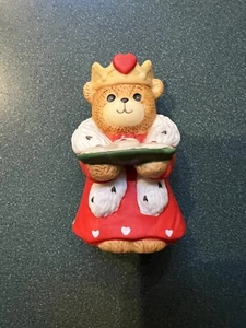 Vintage Lucy and Me Lucy Rigg Valentine King Bear Hearts & Tray Of Cookies 1984 - Bild 1 von 4