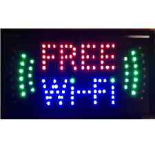 10*19 Animated Motion Led Business Wifi Sign OnOff Switch Bright Open Light Neon