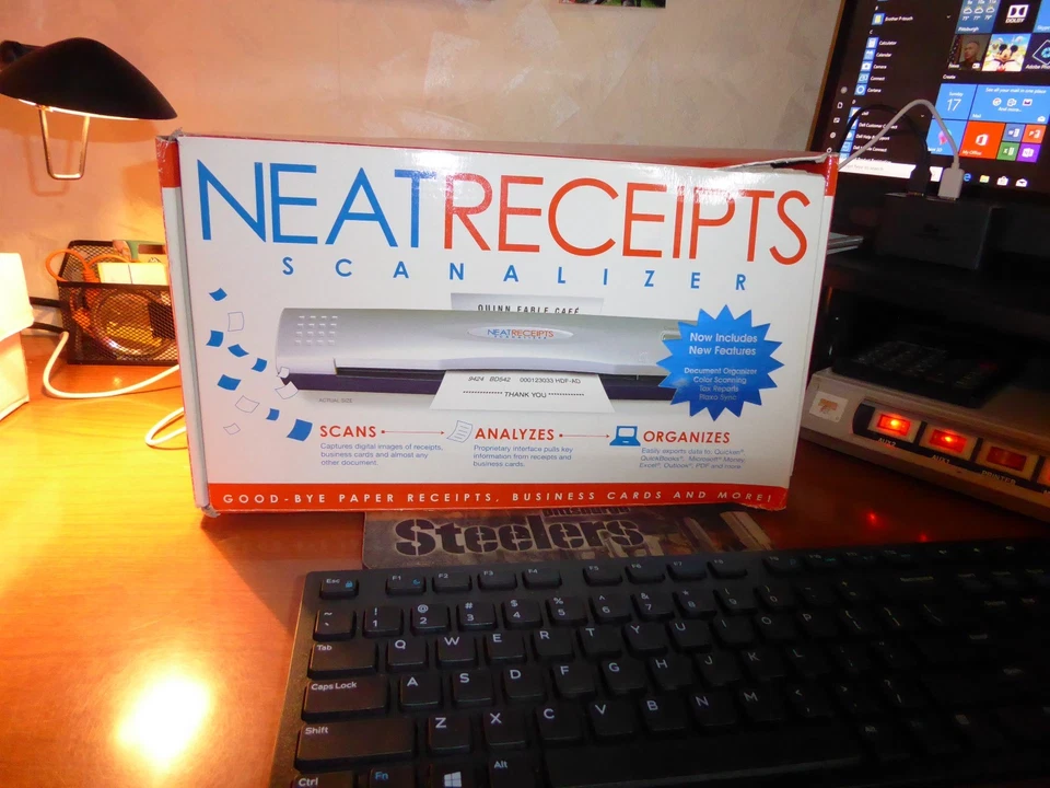 Used Neat Receipts Scanalizer Portable Scanner Old version SCSA4601EU  - Image 1 of 1